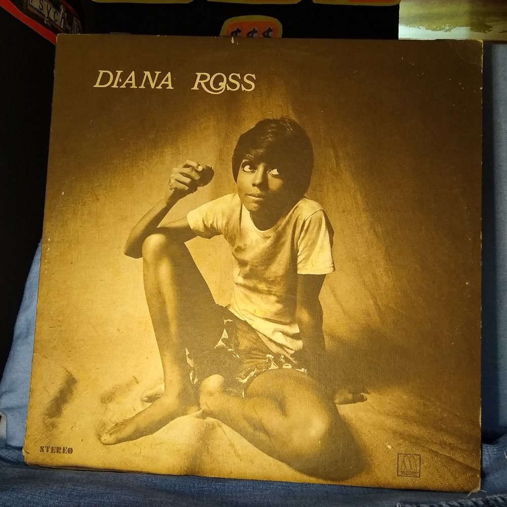 Diana Ross -Diana Ross 1970 Textured Cover Vinyl record Rare!!